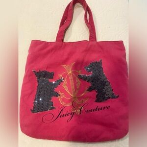 Juicy couture, pink tote bag